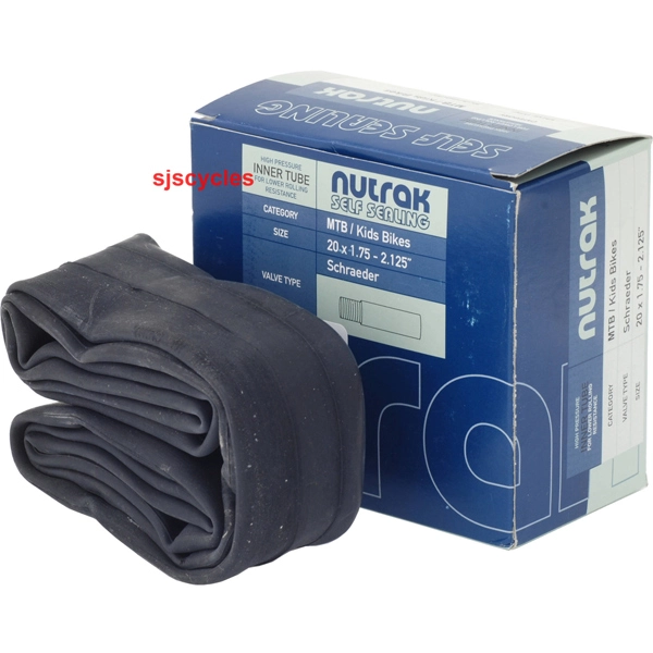 Nutrak Self-Sealing Schraeder Valve Inner Tube 20 X 1.75 - 2.125 3 Nutrak Self-Sealing Schraeder Valve Inner Tube 20 X 1.75 - 2.125