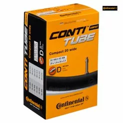 Continental Compact Wide 20 Schrader Tube - 20" Tyres - 50-406 To 62-406