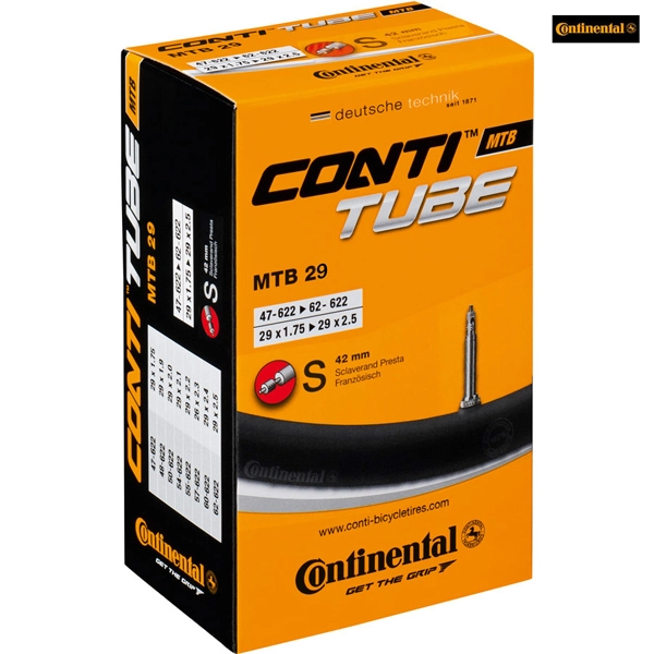 Continental MTB Presta Tube - 29er Tyres - 47-622 To 62-622 3 Continental MTB Presta Tube - 29er Tyres - 47-622 To 62-622