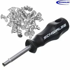 Schwalbe Tyres Schwalbe Replacement Steel Spikes - Pack Of 50 With Installation Tool