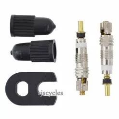 Weldtite Valve Core & Caps Kit - For Presta Valves