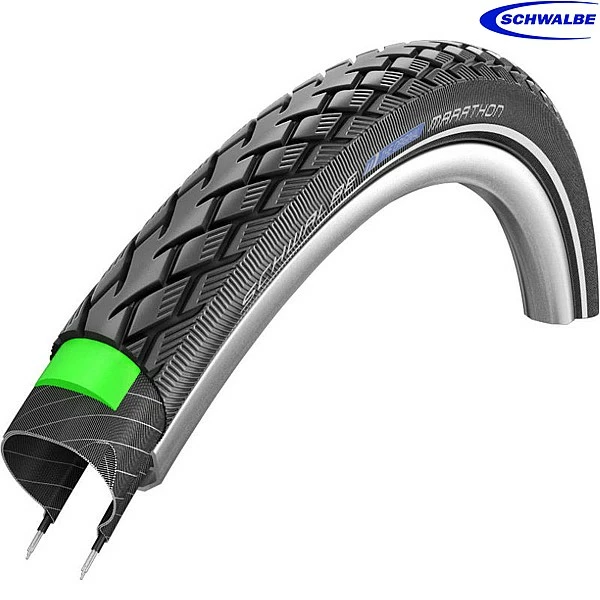 Schwalbe Tyres Schwalbe Marathon HS420 Tyre - 27.5 X 1.65 Inch 44-584 3 Schwalbe Tyres Schwalbe Marathon HS420 Tyre - 27.5 X 1.65 Inch 44-584