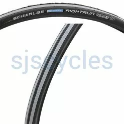 Schwalbe Tyres Schwalbe RightRun HS387 Wheelchair Tyre - Grey Stripe 24 X 1.00 Inch 25-540