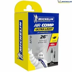 Michelin Aircomp Ultralight MTB 40mm Presta Tube - 26" Tyres - 37-559 To 54-559