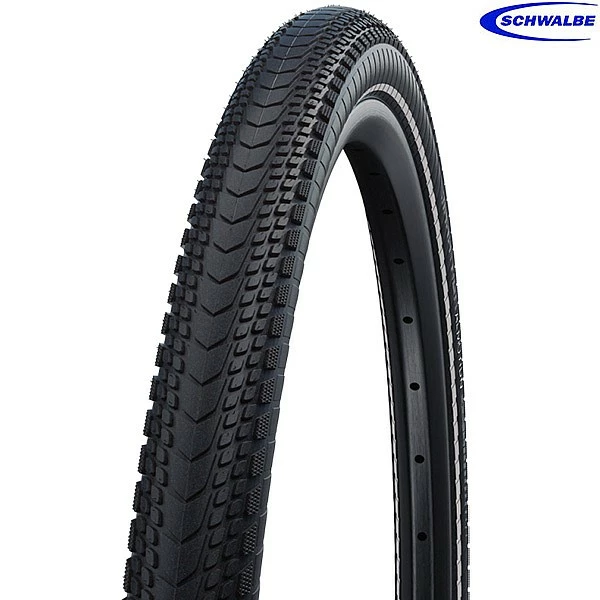 Schwalbe Tyres Schwalbe Marathon Almotion HS453 Folding Tyre With Reflex - 26 X 2.15 Inch 55-559 3 Schwalbe Tyres Schwalbe Marathon Almotion HS453 Folding Tyre With Reflex - 26 X 2.15 Inch 55-559