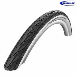 Schwalbe Tyres Schwalbe Delta Cruiser HS431 Tyre - Whitewall - 700 X 28 28-622