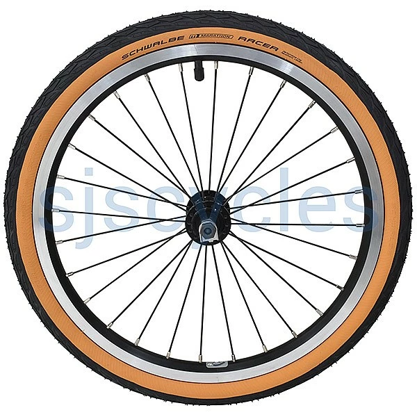 Schwalbe Tyres Schwalbe Marathon Racer Folding Tyre - Tan Wall - 16 X 1.35 Inch 35-349 3 Schwalbe Tyres Schwalbe Marathon Racer Folding Tyre - Tan Wall - 16 X 1.35 Inch 35-349