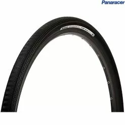 Panaracer GravelKing Semi Slick Plus TLC Tubeless Folding Tyre - Black / Black - 700 X 43 43-622