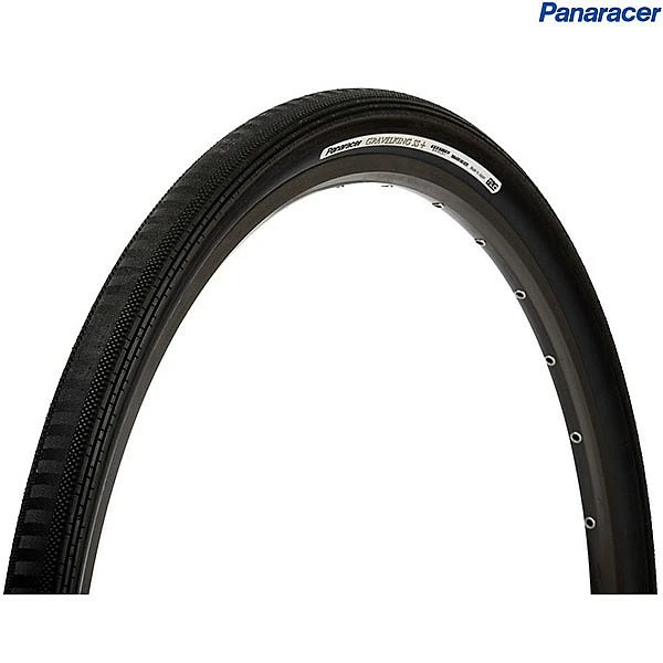 Panaracer GravelKing Semi Slick Plus TLC Tubeless Folding Tyre - Black / Black - 700 X 43 43-622 3 Panaracer GravelKing Semi Slick Plus TLC Tubeless Folding Tyre - Black / Black - 700 X 43 43-622