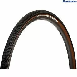 Panaracer GravelKing Semi Slick Plus TLC Tubeless Folding Tyre - Black / Brown - 700 X 35 35-622