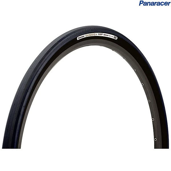 Panaracer GravelKing Slick+ Folding Tyre - Black / Black - 700 X 28 28-622 3 Panaracer GravelKing Slick+ Folding Tyre - Black / Black - 700 X 28 28-622
