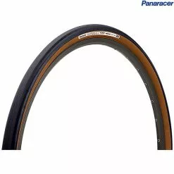Panaracer GravelKing Slick+ Folding Tyre - Black / Brown - 700 X 28 26-622