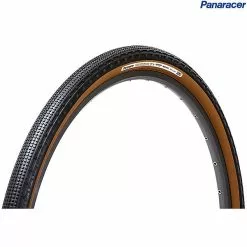 Panaracer GravelKing SK+ TLC Tubeless Folding Tyre - Black / Brown - 700 X 35 35-622