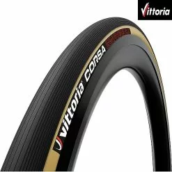 Vittoria Corsa Graphene 2.0 Folding Tyre - Black / Tan - 700 X 32 32-622