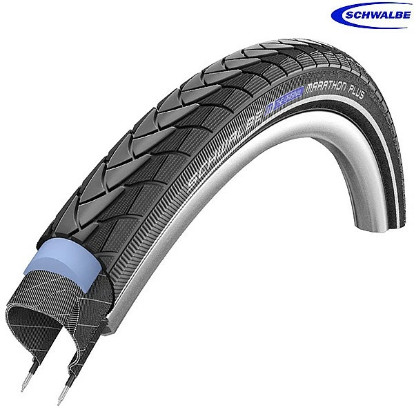 Schwalbe Tyres Schwalbe Marathon Plus HS440 Tyre - 26 X 1.35 Inch 35-559 3 Schwalbe Tyres Schwalbe Marathon Plus HS440 Tyre - 26 X 1.35 Inch 35-559