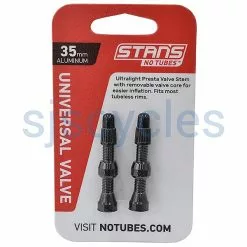 Stans No Tubes Universal Alloy Valve Stems - Black - 35 Mm