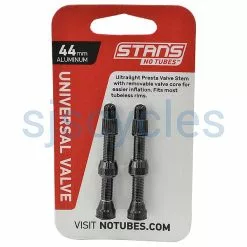 Stans No Tubes Universal Alloy Valve Stems - Black - 44 Mm
