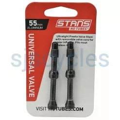 Stans No Tubes Universal Alloy Valve Stems - Black - 55 Mm