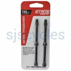Stans No Tubes Universal Alloy Valve Stems - Black - 100 Mm